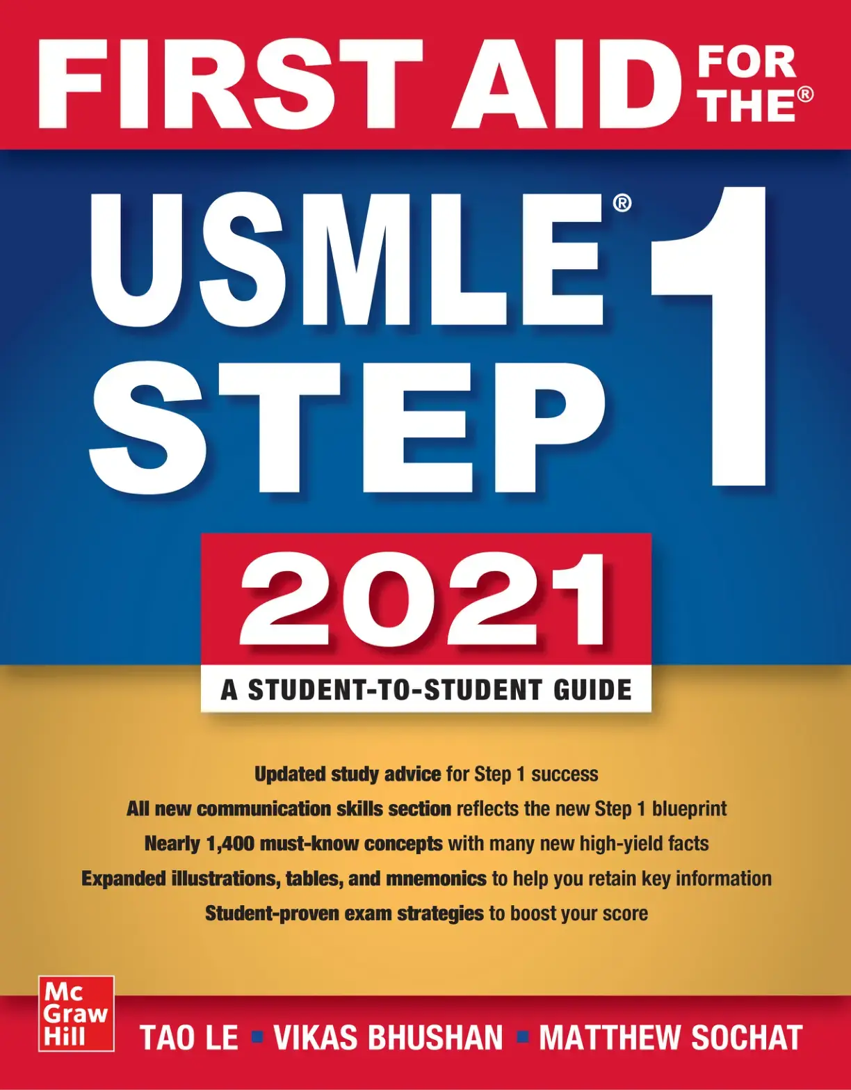 غلاف كتاب FIRST AID FOR THE USMLE STEP 1 2021