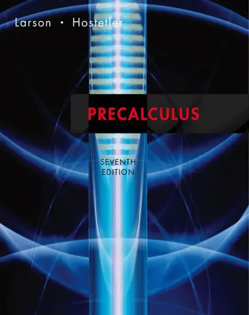 غلاف كتاب PRECALCULUS