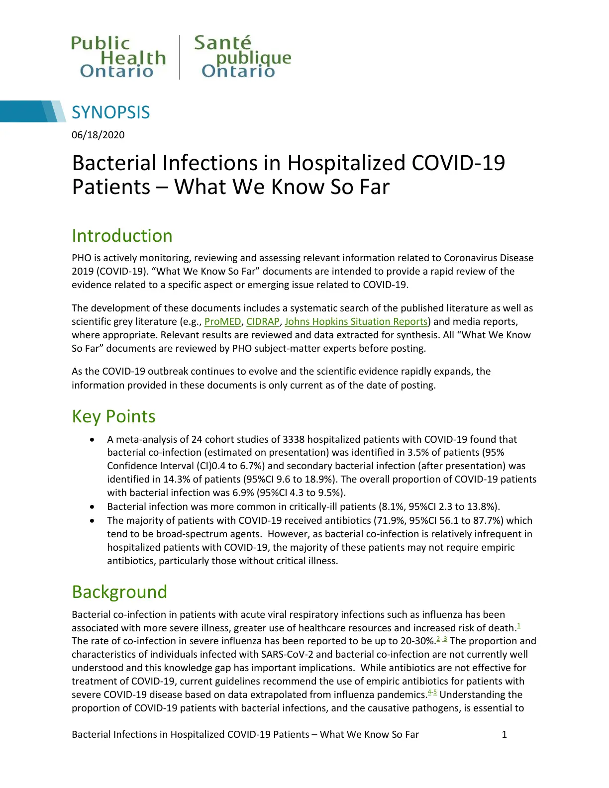 غلاف كتاب العدوى البكتيرية في مرضى COVID-19 الم hospitalized - ما نعرفه حتى الآن