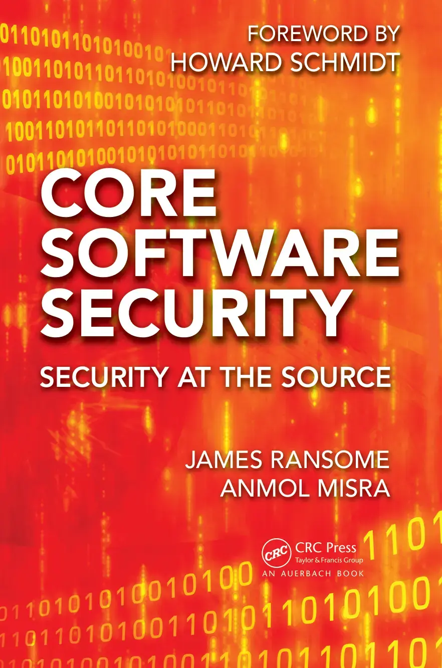 غلاف كتاب CORE SOFTWARE SECURITY: SECURITY AT THE SOURCE