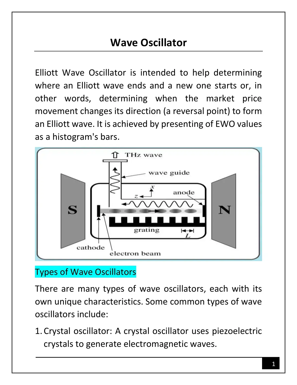 غلاف كتاب Wave Oscillator