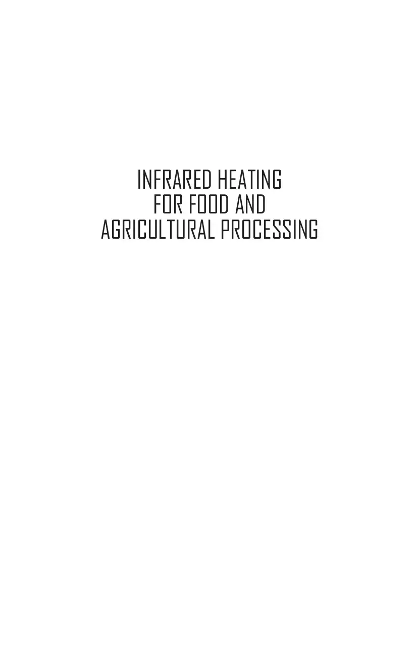 غلاف كتاب INFRARED HEATING FOR FOOD AND AGRICULTURAL PROCESSING