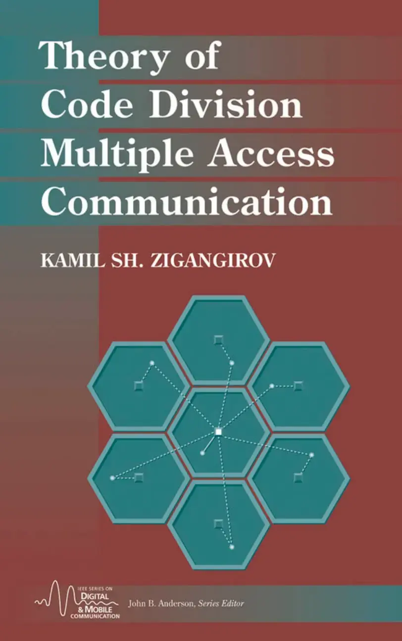 غلاف كتاب Theory of Code Division Multiple Access Communication