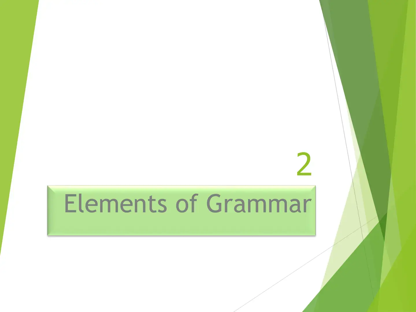 غلاف كتاب Elements of Grammar