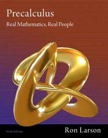 غلاف كتاب Precalculus