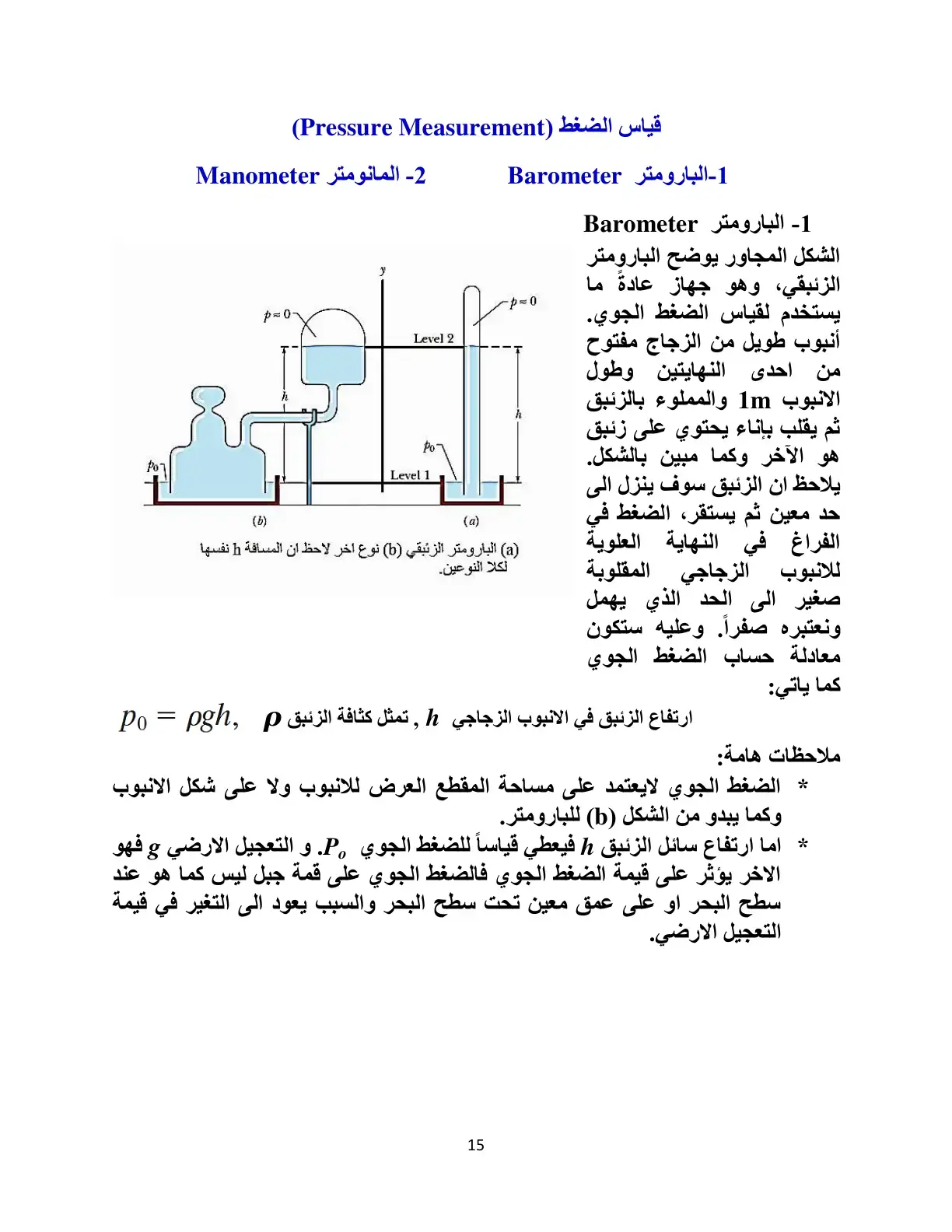 غلاف كتاب قياس الضغط Pressure Measurement
