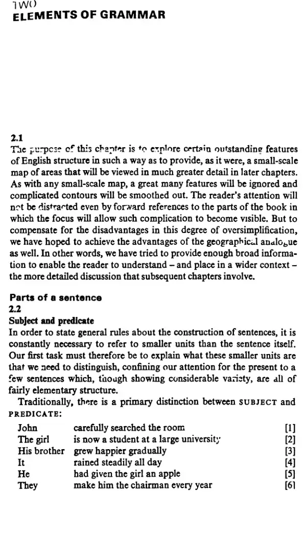 غلاف كتاب Two Elements of Grammar