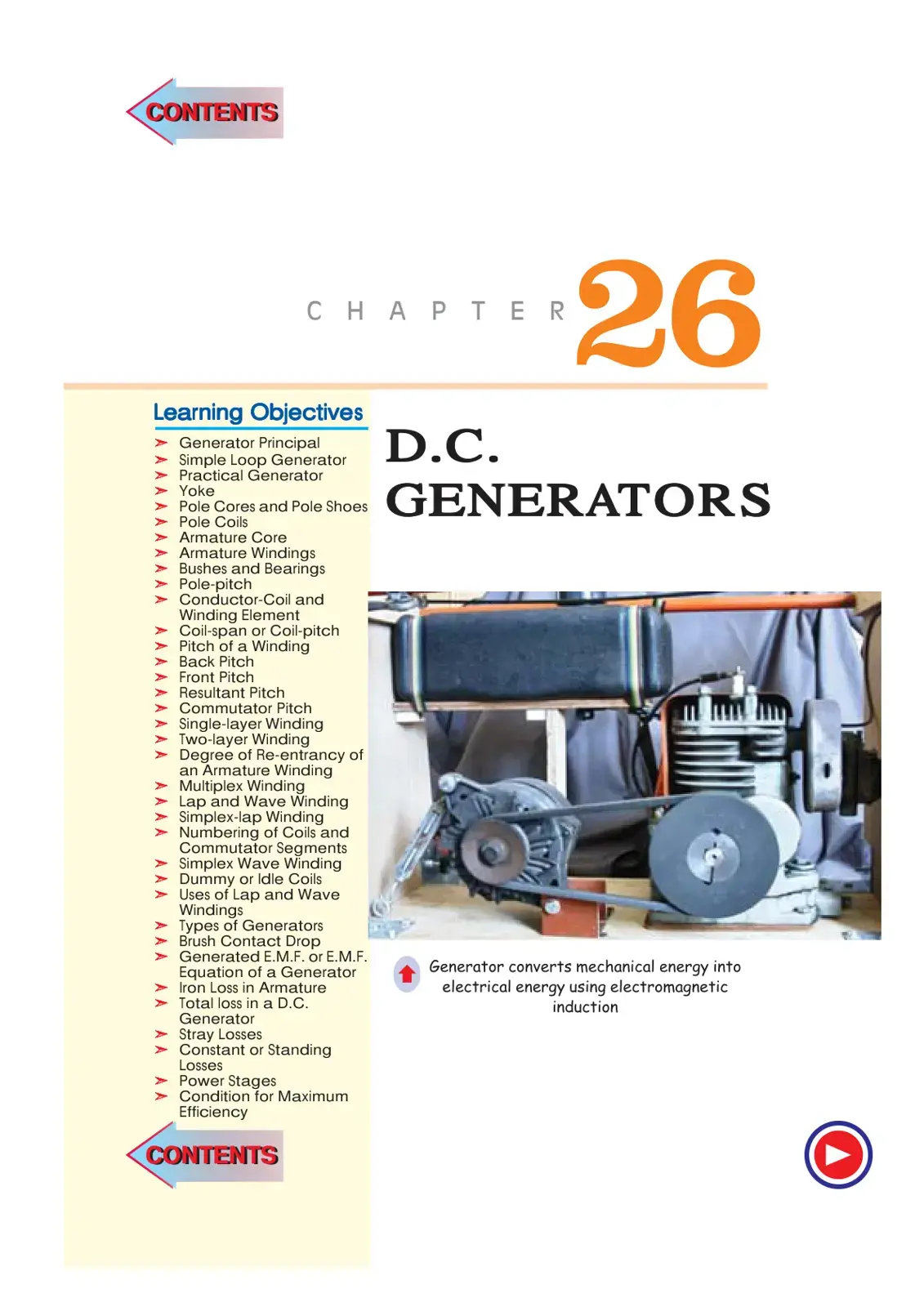 غلاف كتاب D.C. Generators: Chapter 26