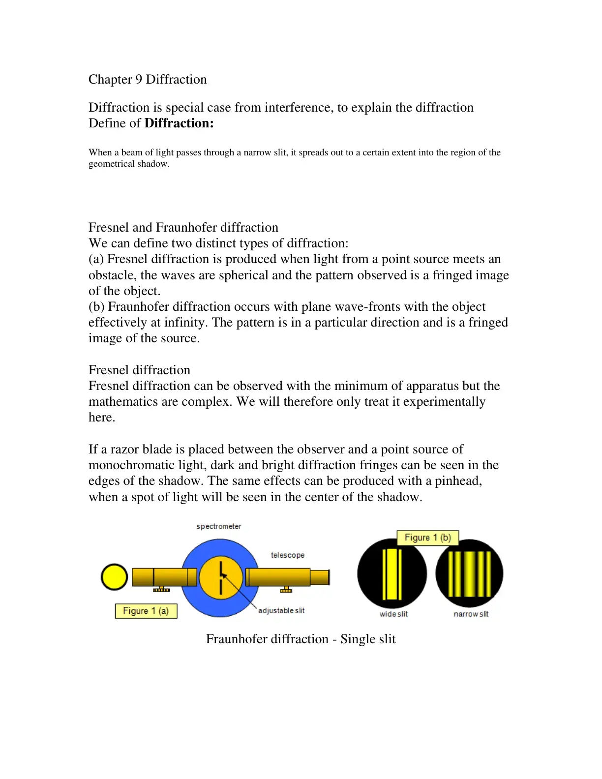 غلاف كتاب Chapter 9 Diffraction