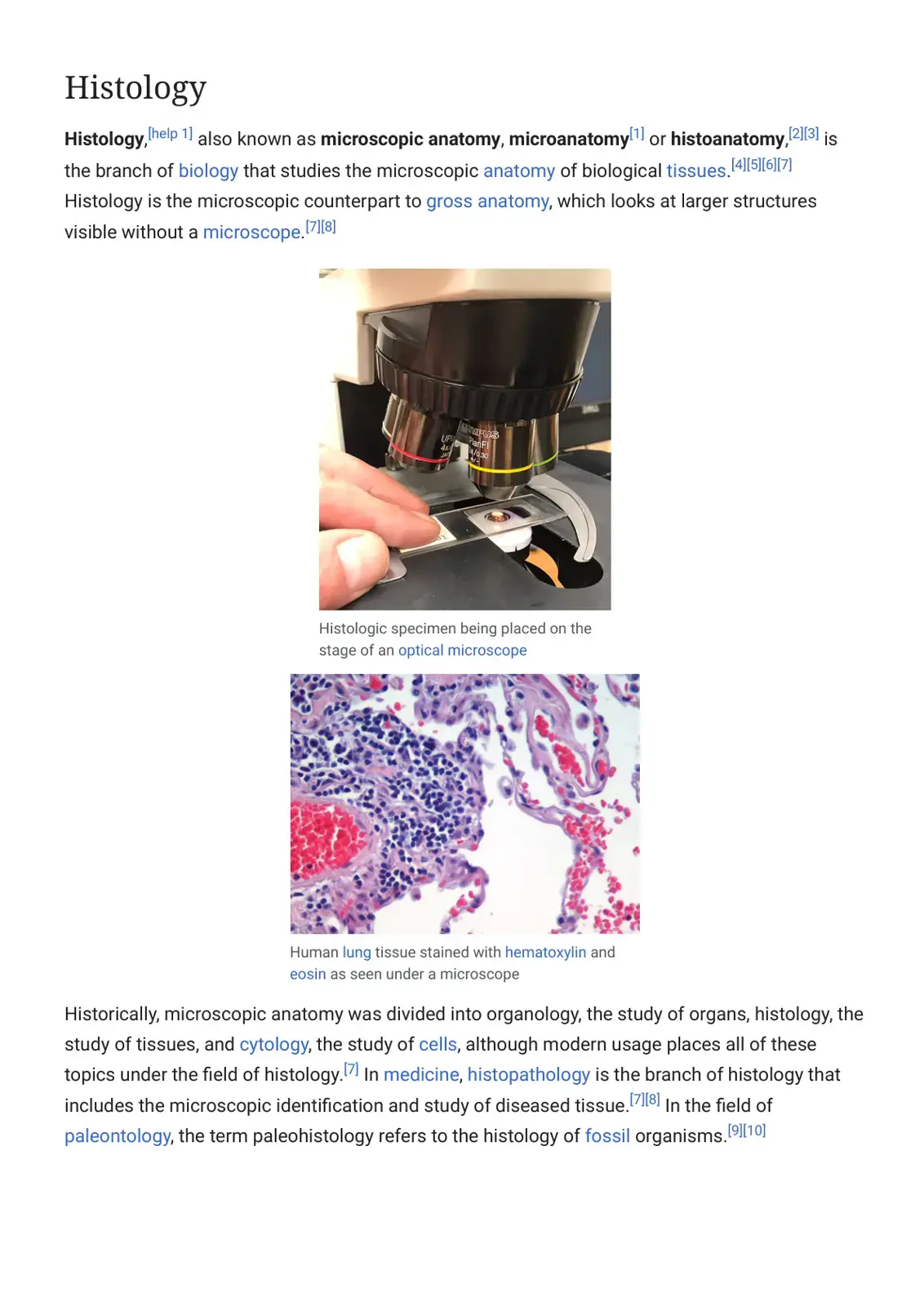 غلاف كتاب Histology