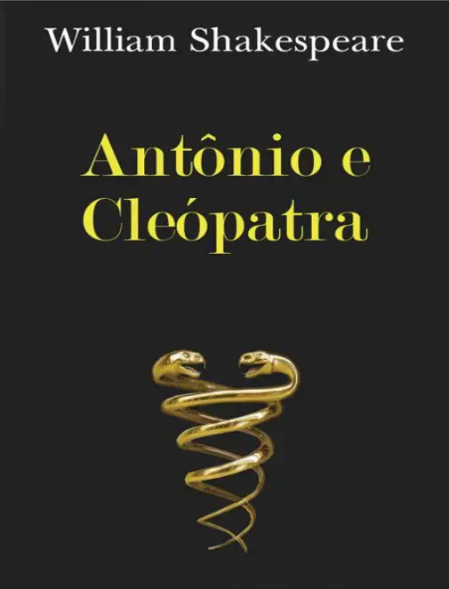 غلاف كتاب Antonio e Cleópatra