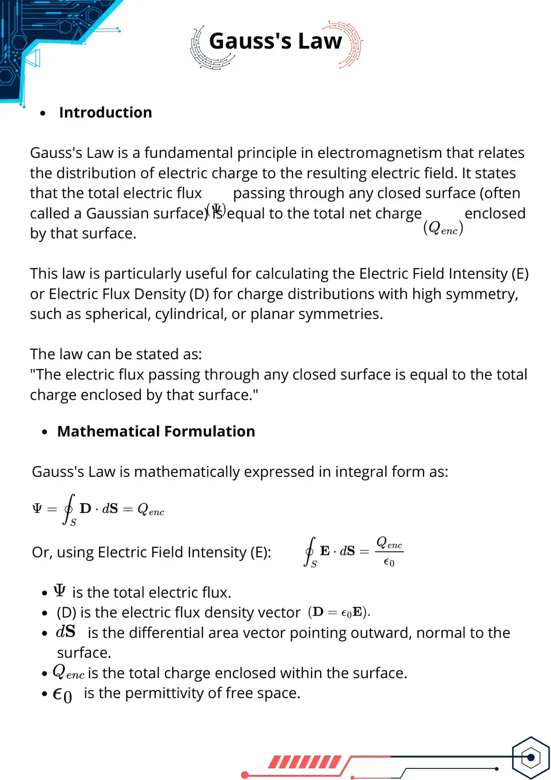غلاف كتاب Gauss's Law