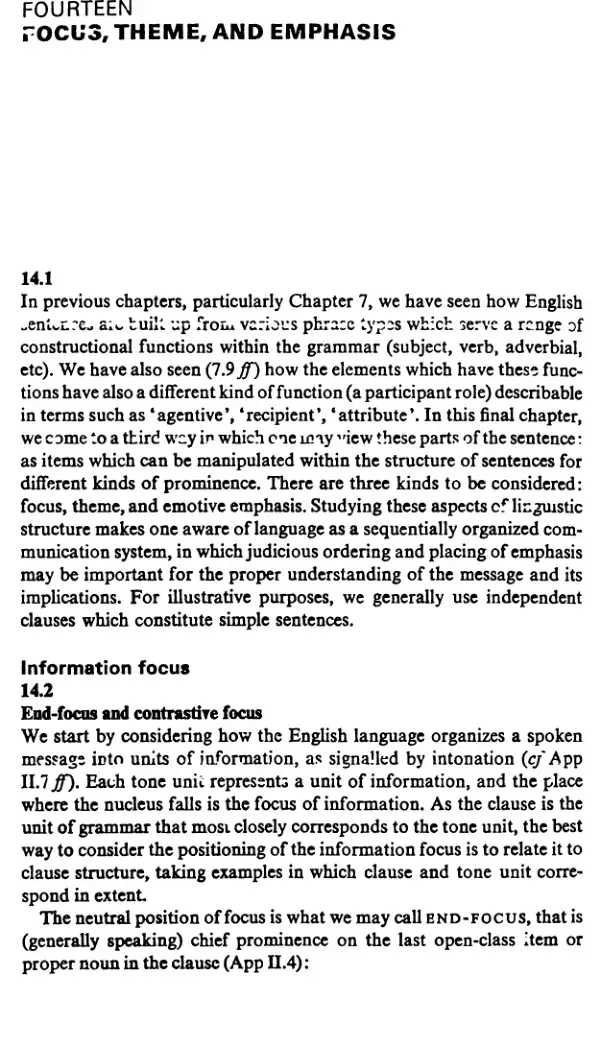 غلاف كتاب A University Grammar of English