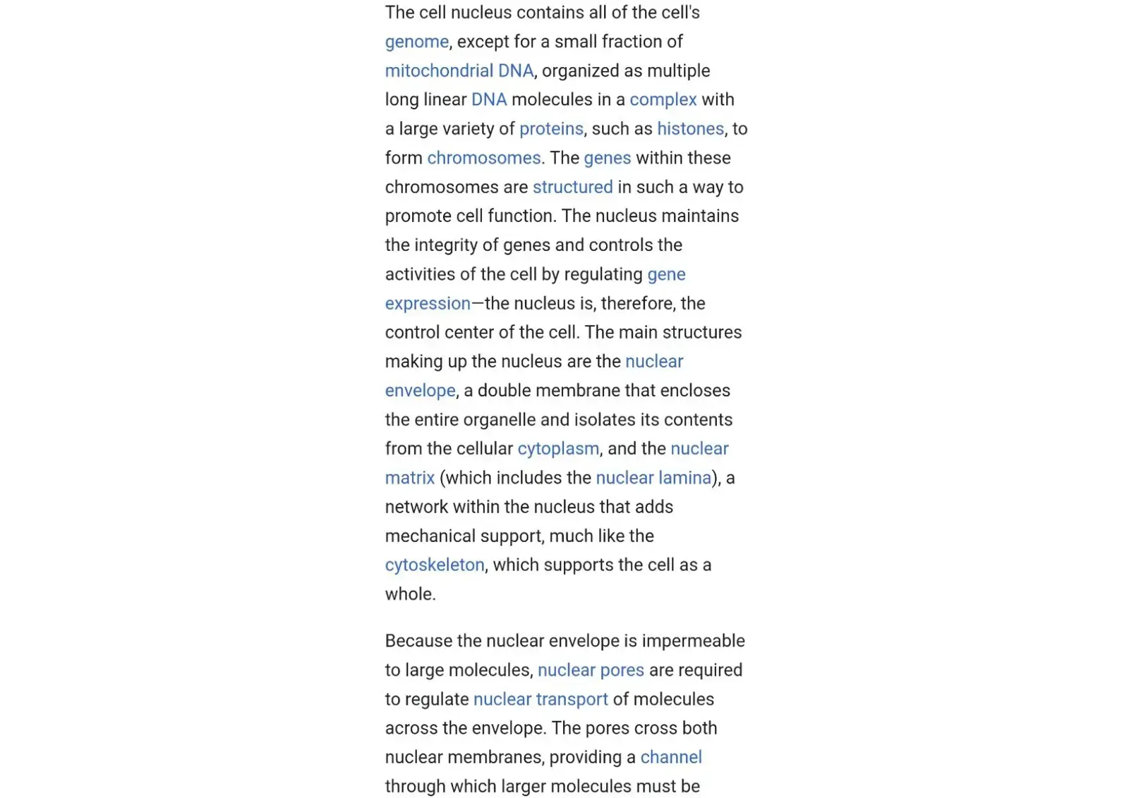 غلاف كتاب The Cell Nucleus