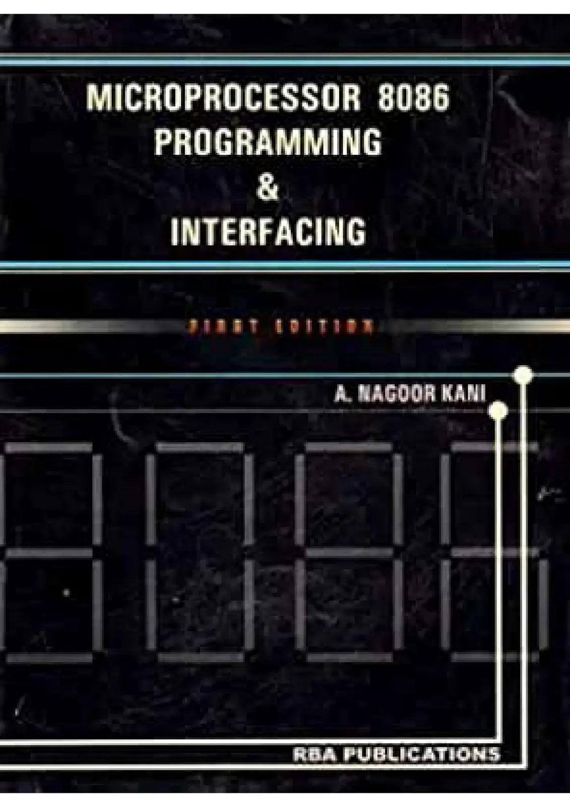 غلاف كتاب MICROPROCESSOR 8086 PROGRAMMING & INTERFACING