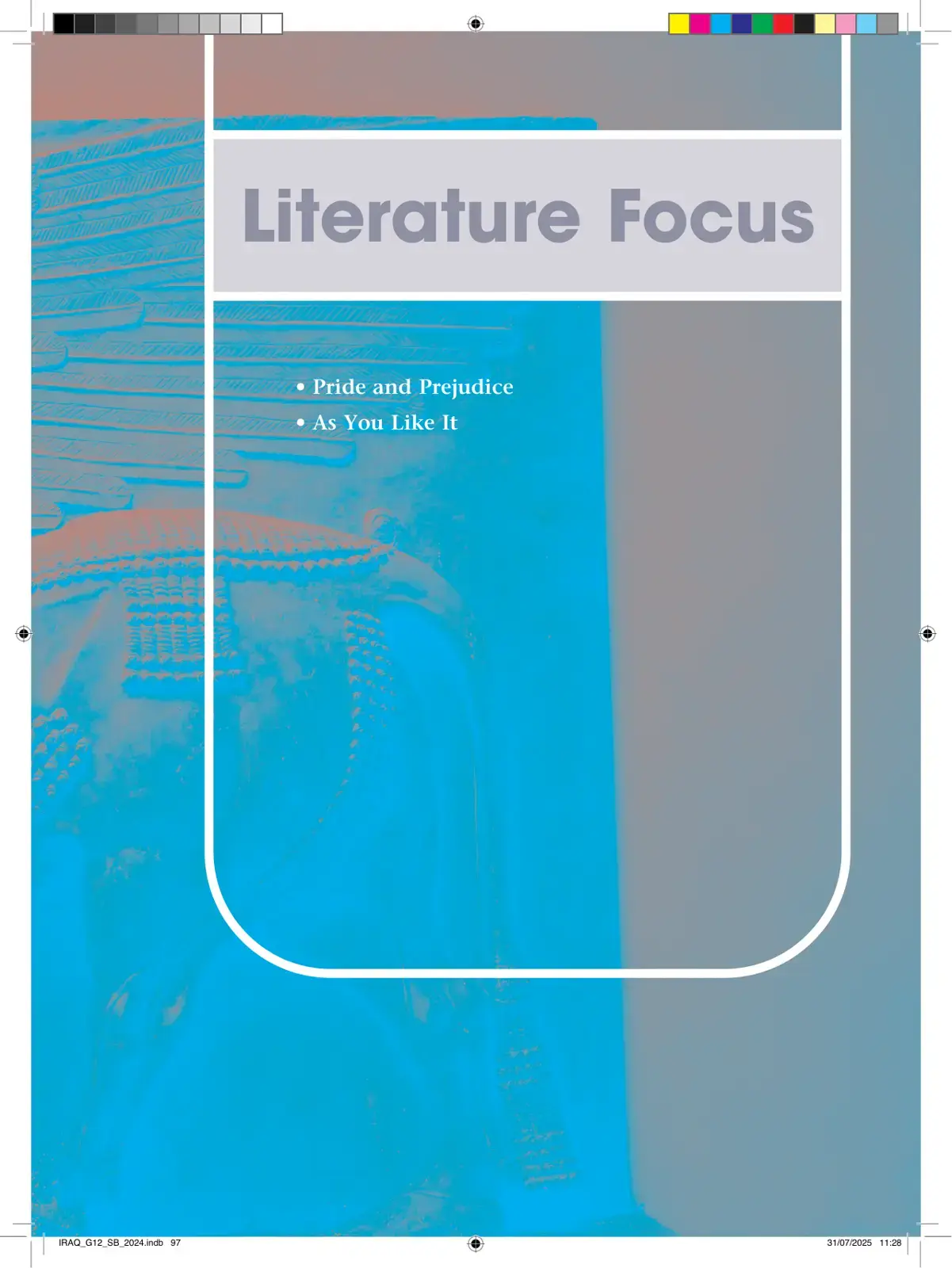 غلاف كتاب English Language Textbook - Literature Focus