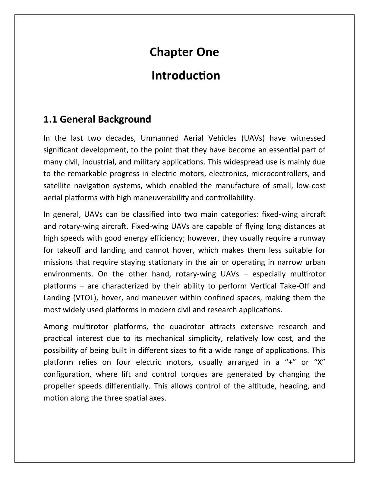 غلاف كتاب Unmanned Aerial Vehicles (UAVs) - Introduction