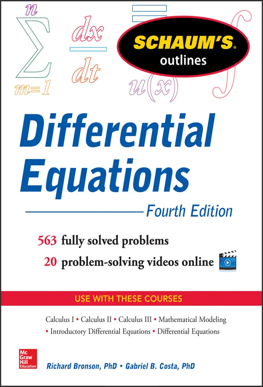 غلاف كتاب Differential Equations