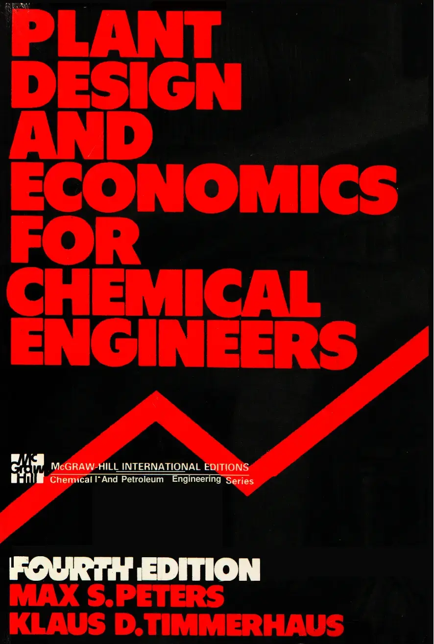 غلاف كتاب PLANT DESIGN AND ECONOMICS FOR CHEMICAL ENGINEERS