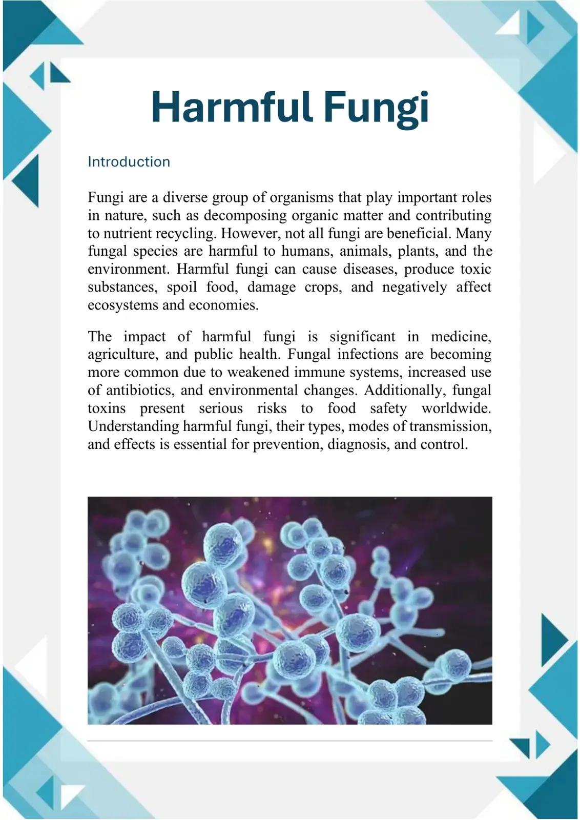 غلاف كتاب Harmful Fungi