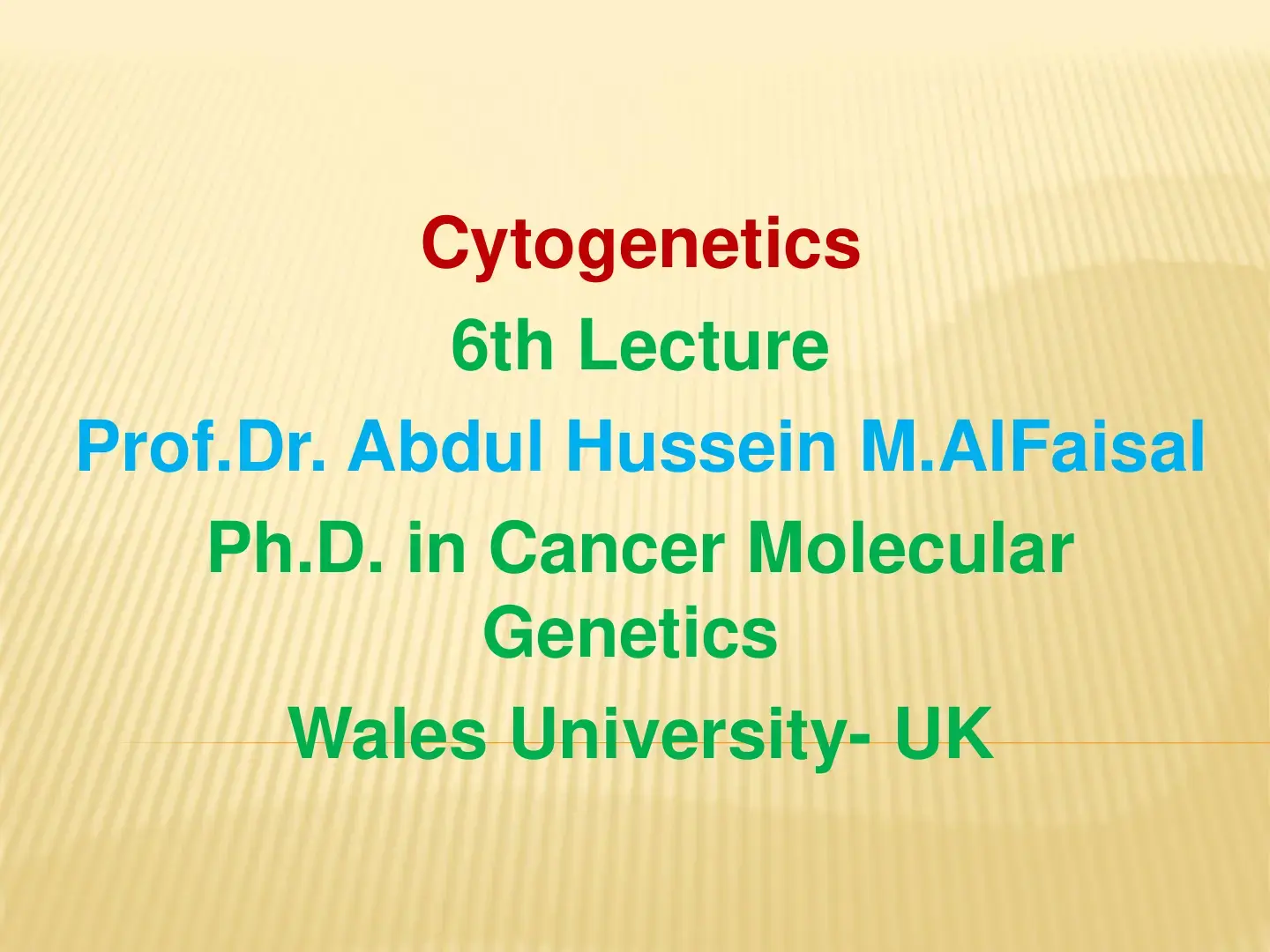 غلاف كتاب Cytogenetics