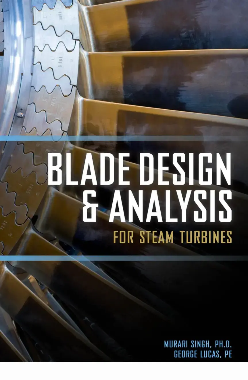 غلاف كتاب BLADE DESIGN & ANALYSIS FOR STEAM TURBINES