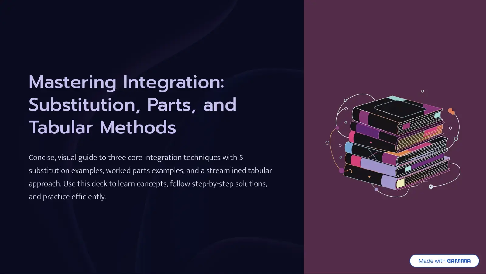 غلاف كتاب Mastering Integration: Substitution, Parts, and Tabular Methods