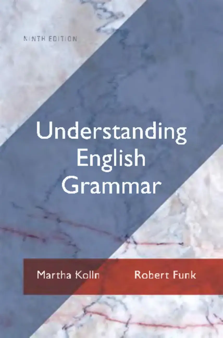 غلاف كتاب Understanding English Grammar