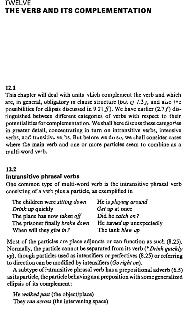 غلاف كتاب A University Grammar of English