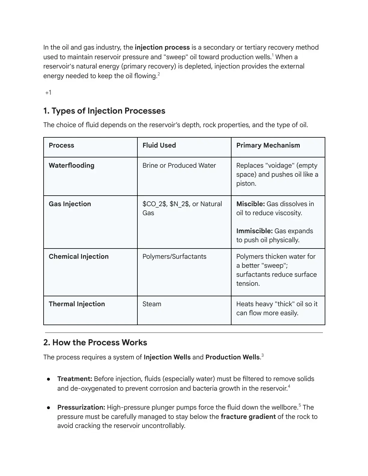 غلاف كتاب Injection Processes in Oil and Gas Industry