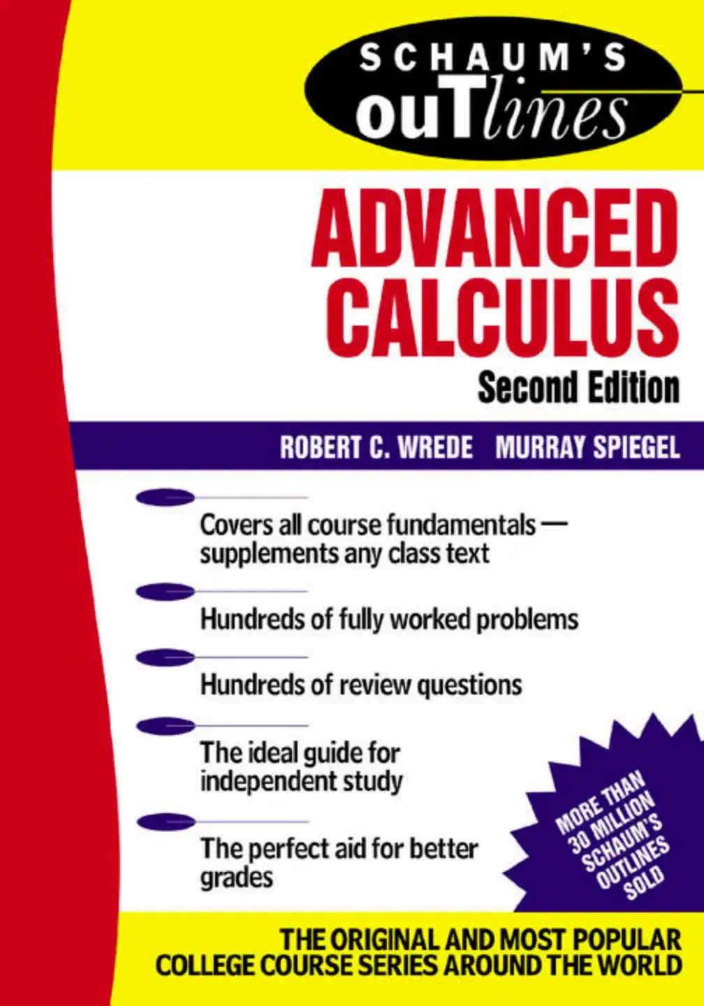 غلاف كتاب ADVANCED CALCULUS