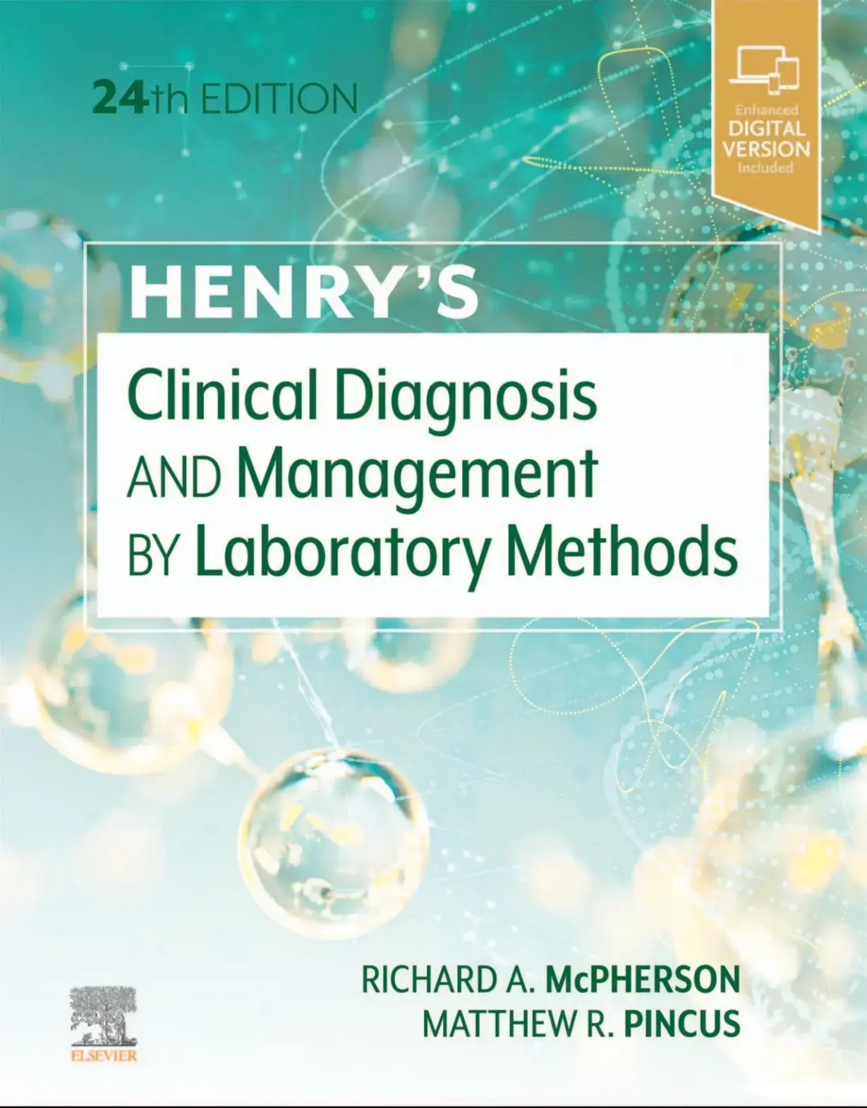 غلاف كتاب Henry's Clinical Diagnosis and Management by Laboratory Methods
