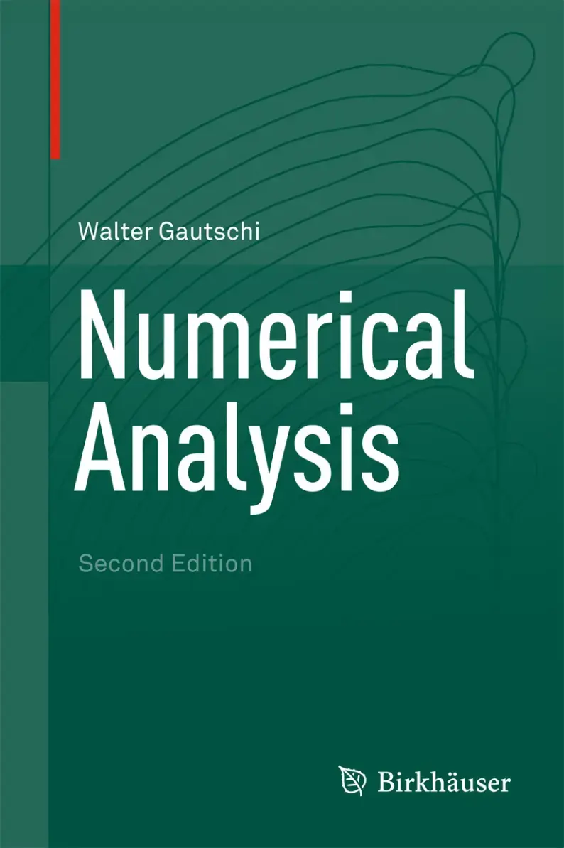 غلاف كتاب Numerical Analysis