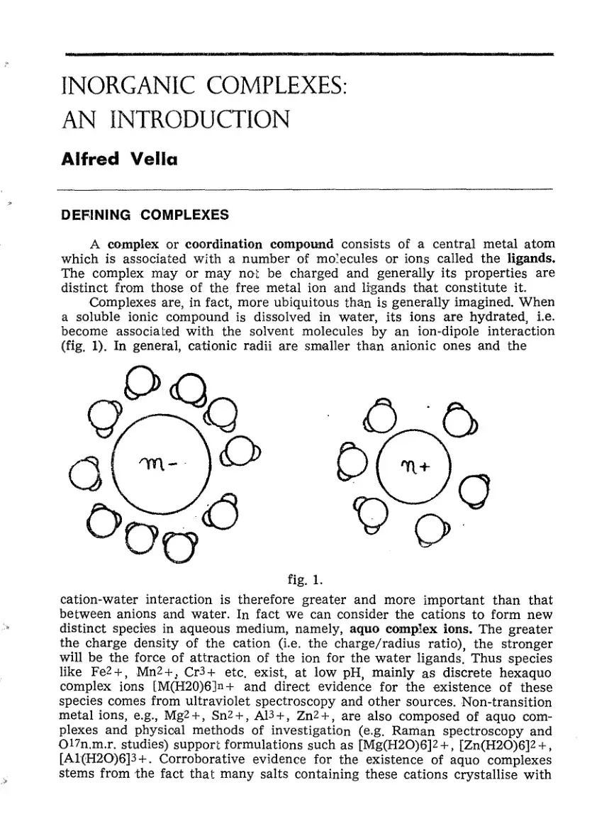 غلاف كتاب Inorganic Complexes: An Introduction