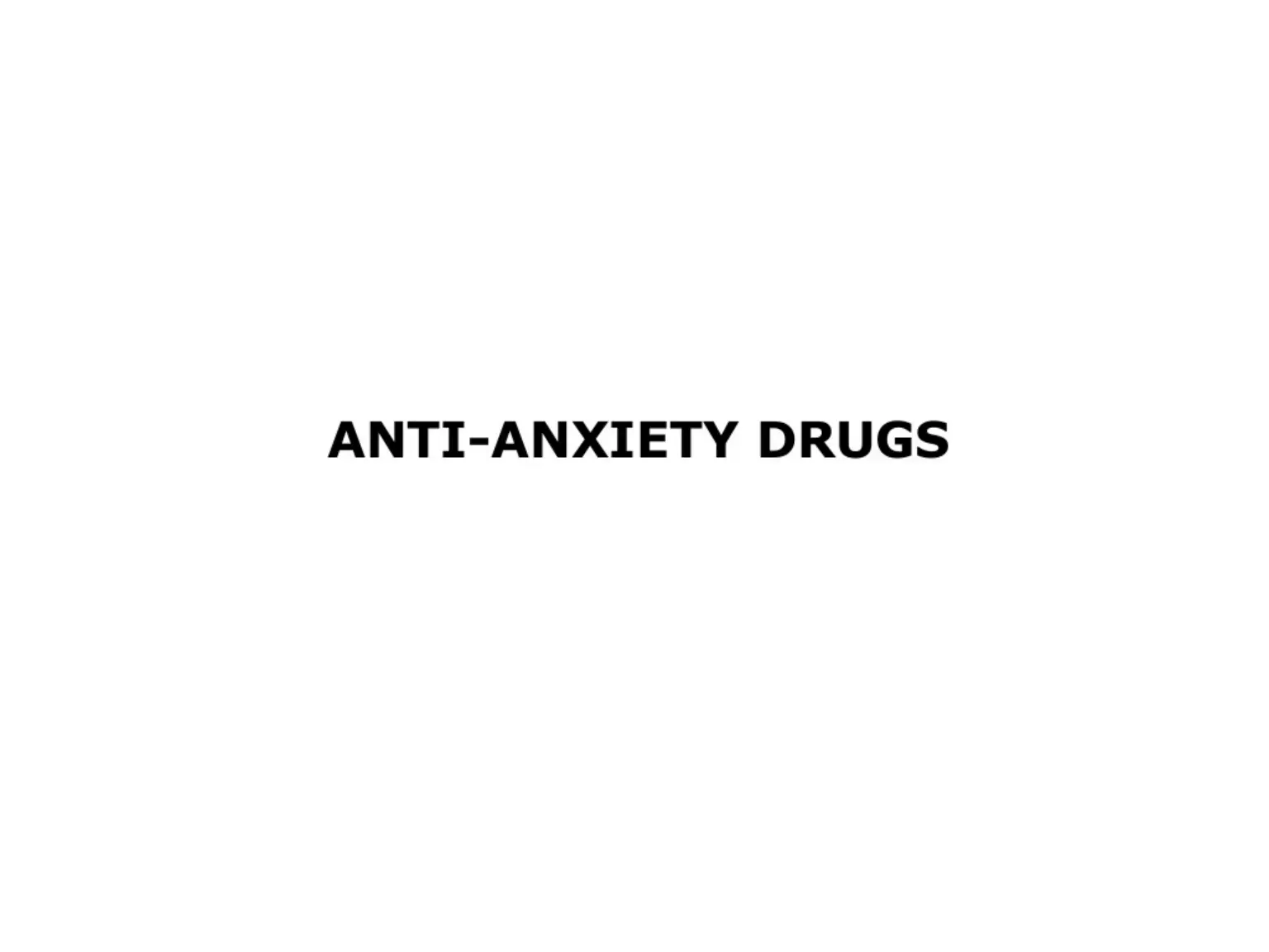 غلاف كتاب ANTI-ANXIETY DRUGS