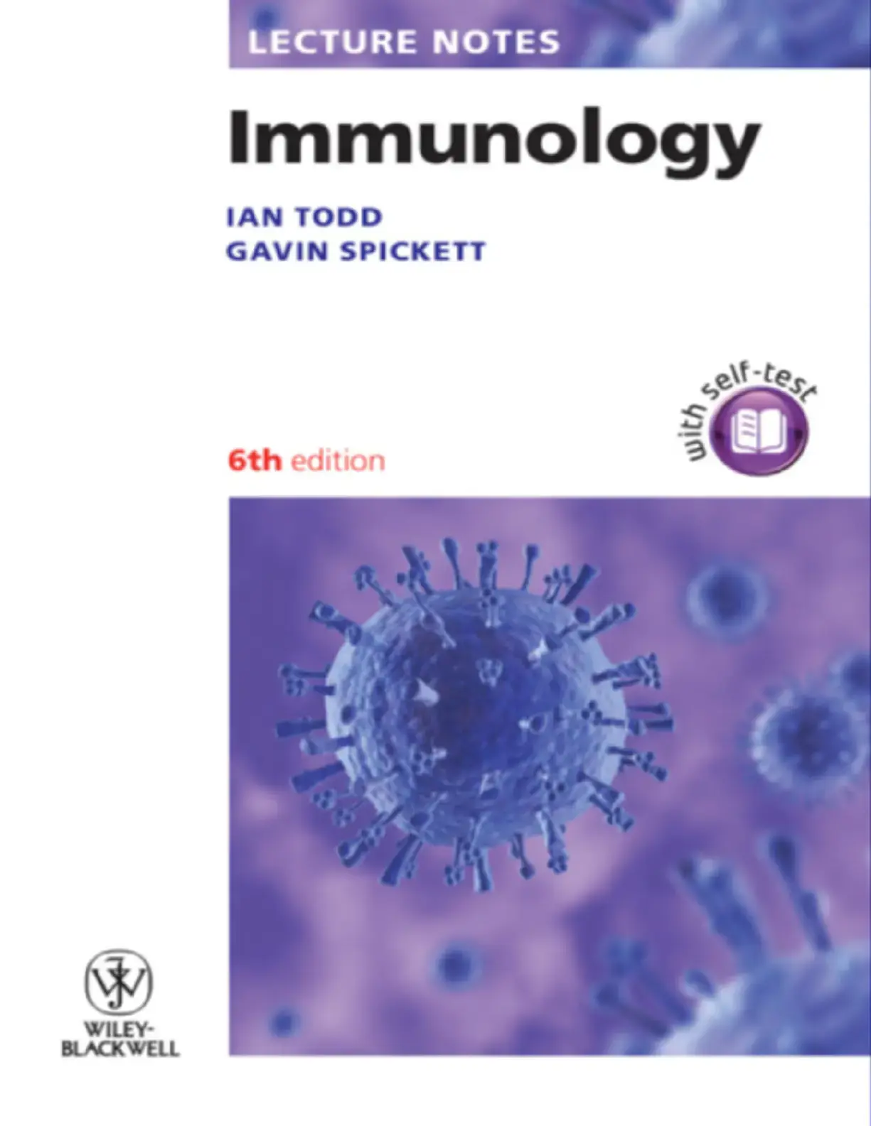 غلاف كتاب Immunology