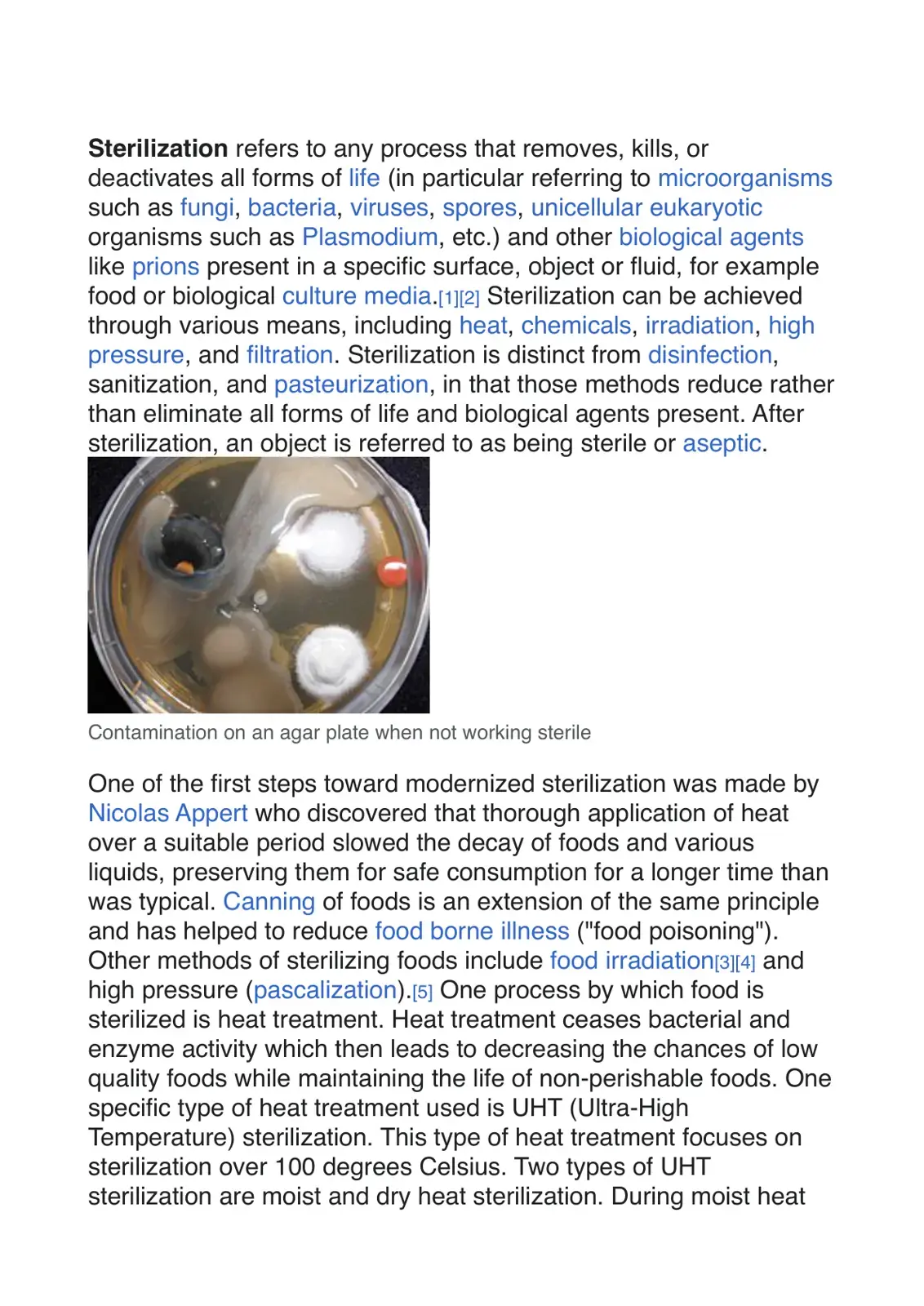 غلاف كتاب Sterilization: Processes and Methods