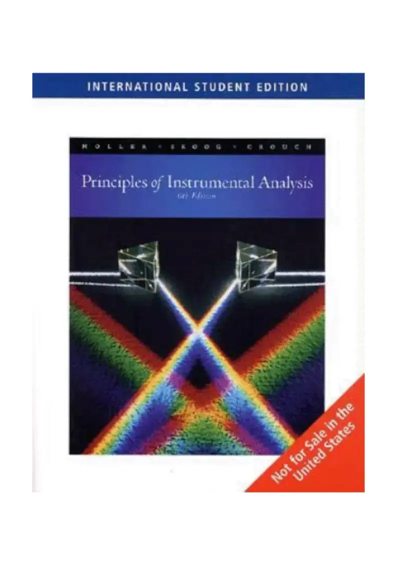 غلاف كتاب Principles of Instrumental Analysis