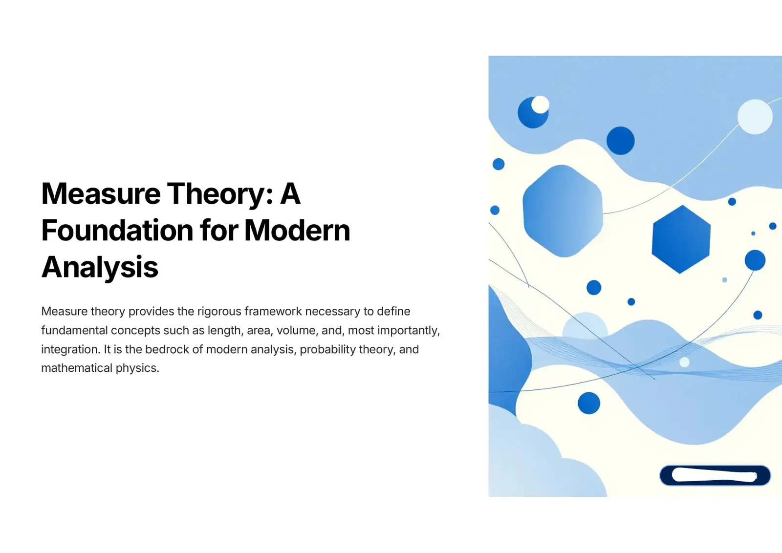 غلاف كتاب Measure Theory: A Foundation for Modern Analysis