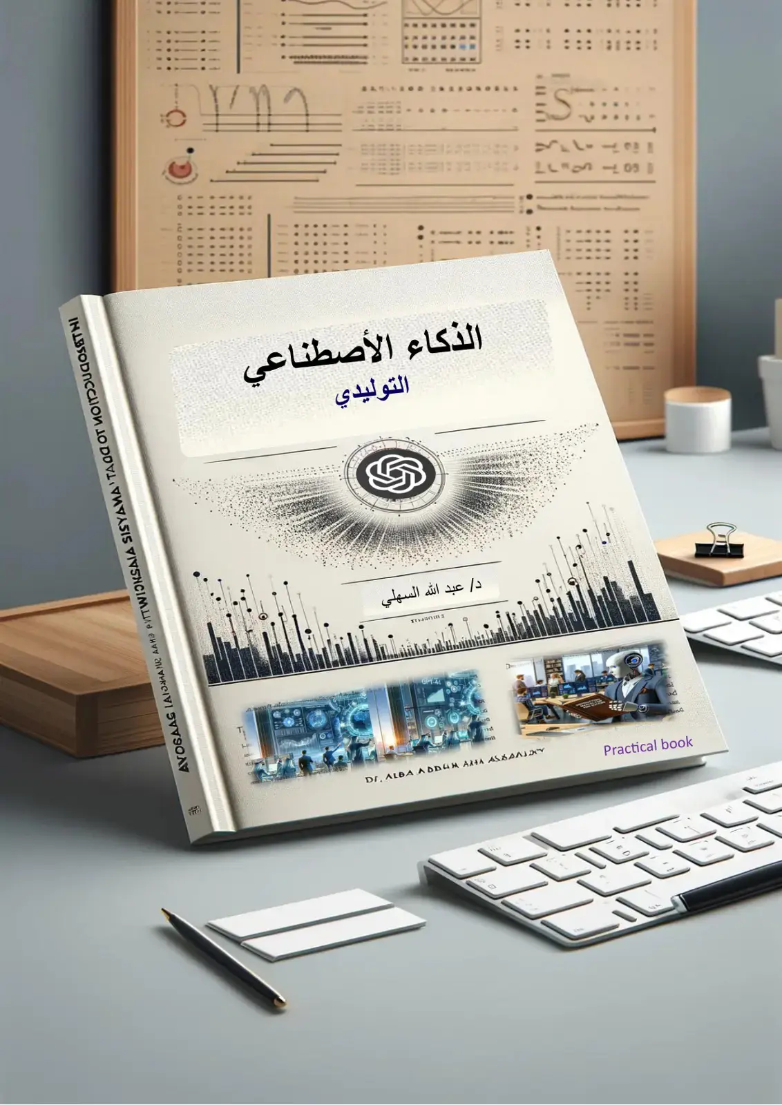 غلاف كتاب الذكاء الاصطناعي التوليدي
