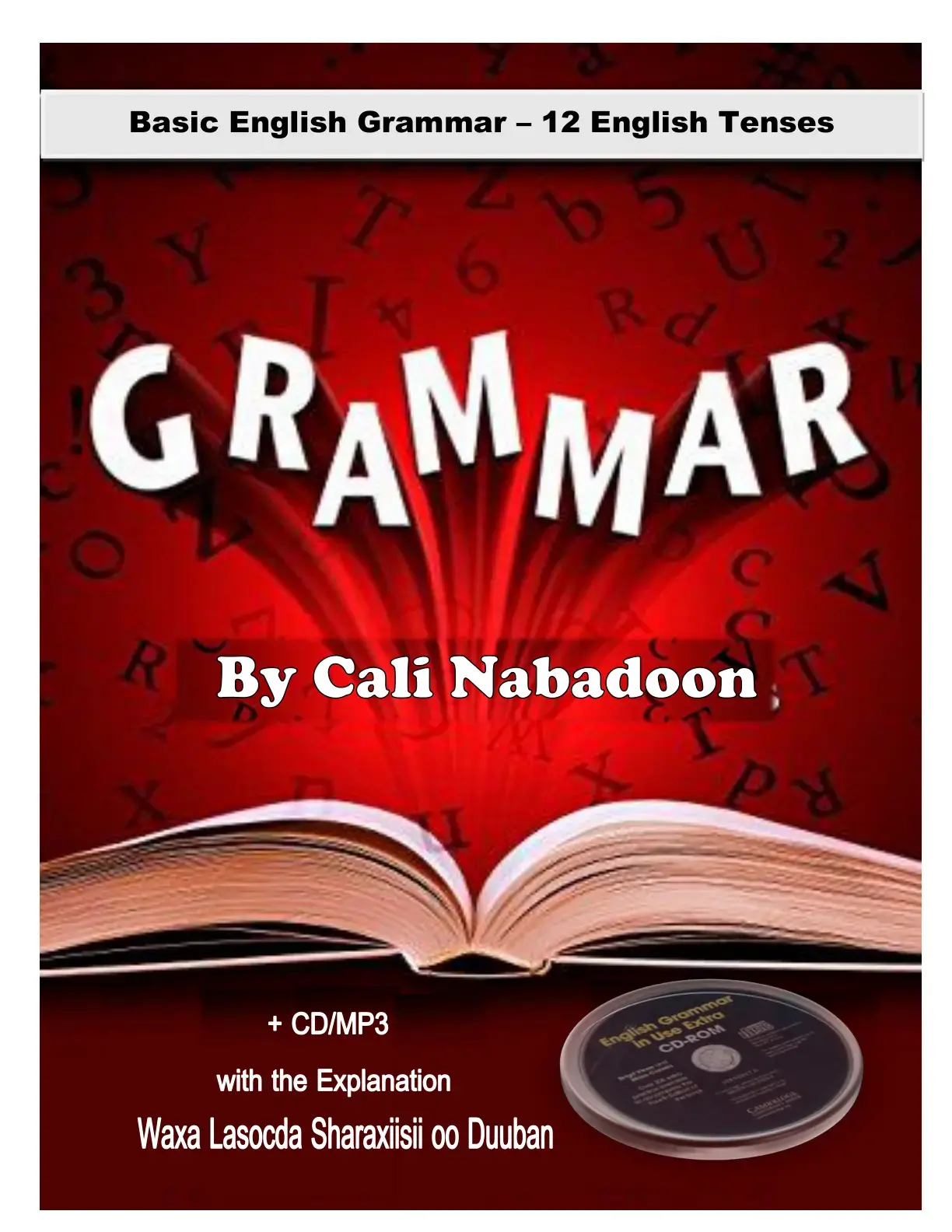 غلاف كتاب Basic English Grammar – 12 English Tenses
