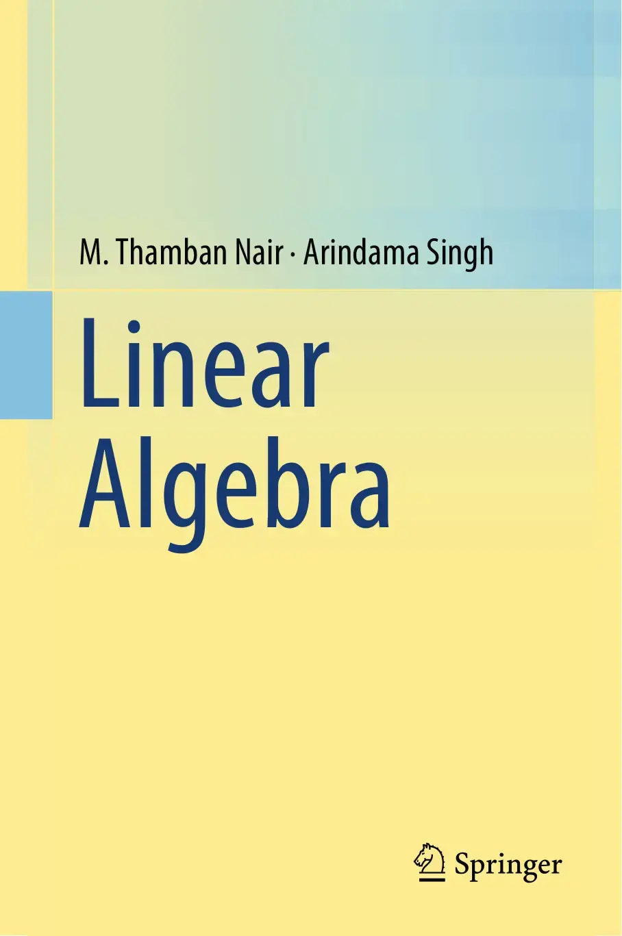 غلاف كتاب Linear Algebra