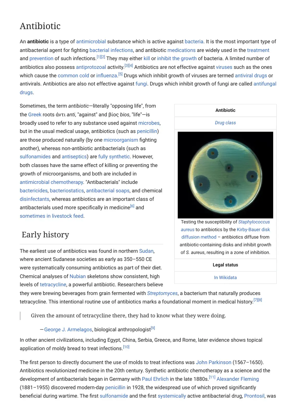 غلاف كتاب Antibiotic