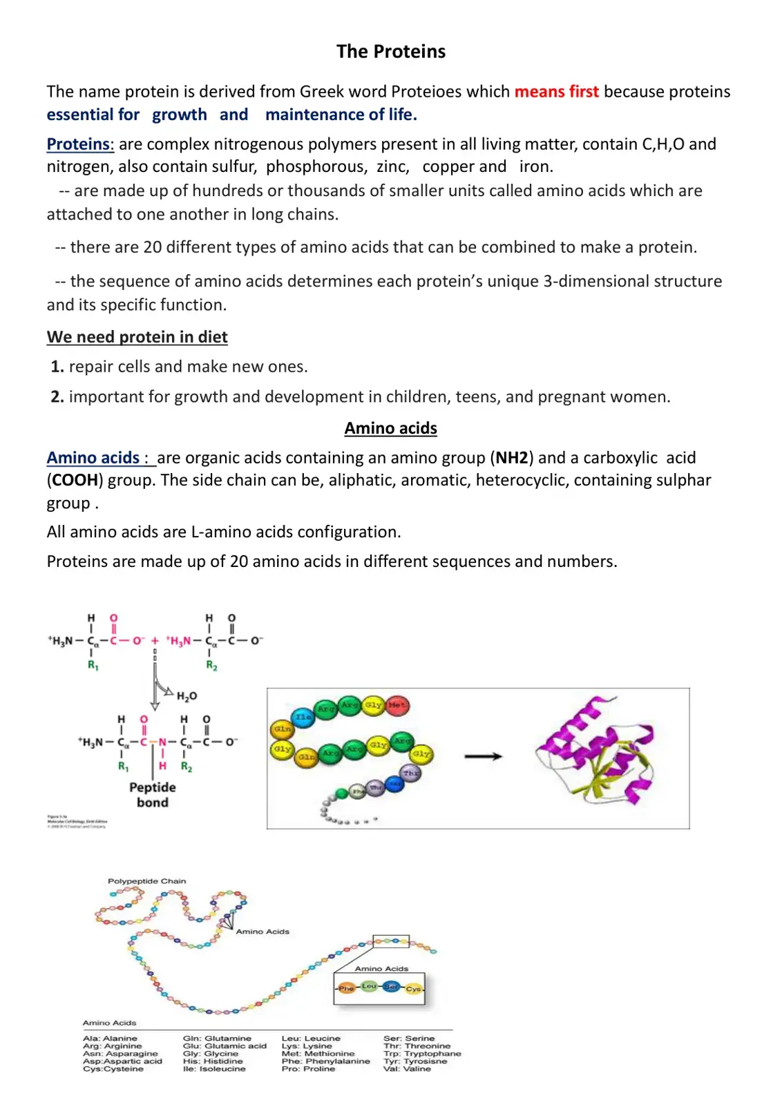 غلاف كتاب The Proteins