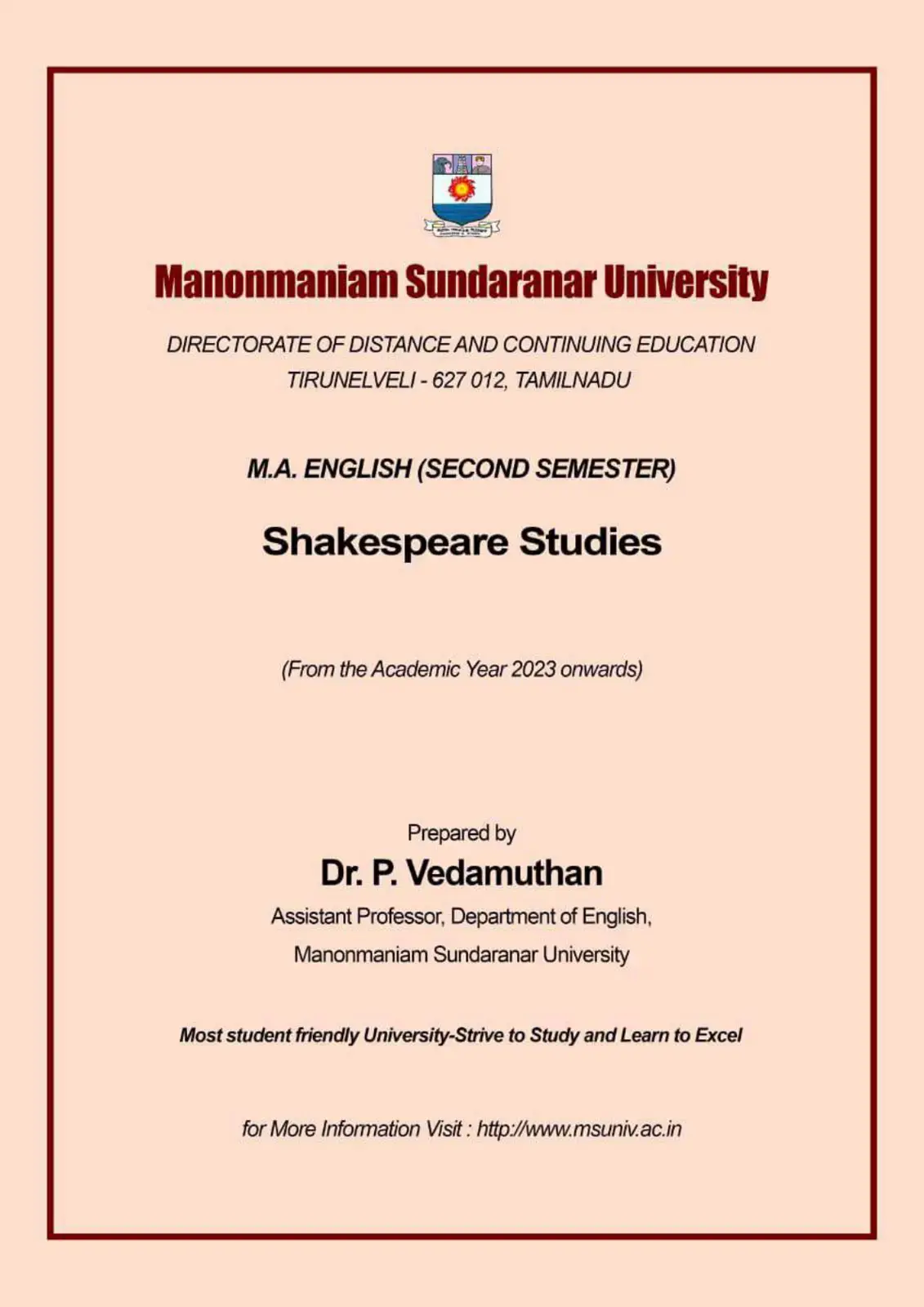 غلاف كتاب Shakespeare Studies