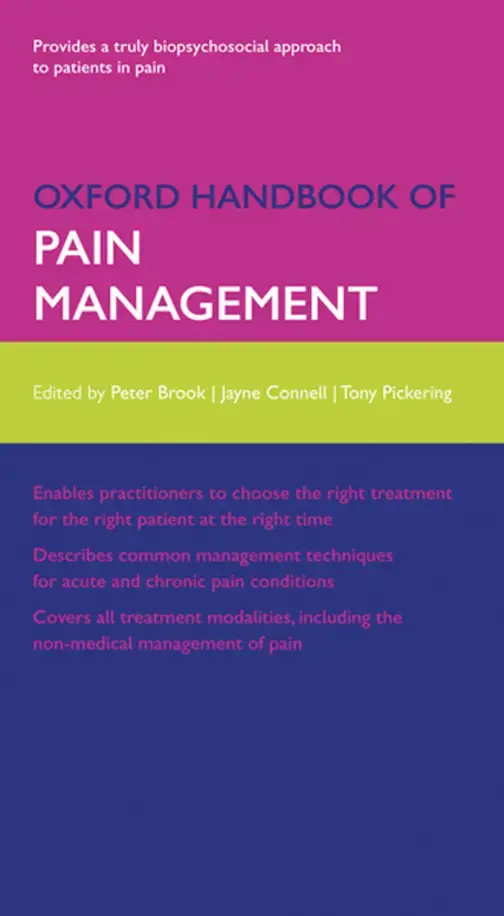 غلاف كتاب Oxford Handbook of Pain Management