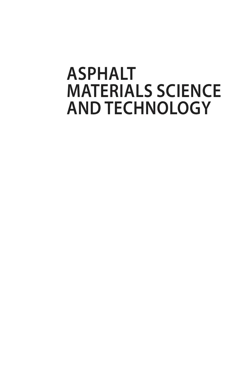 غلاف كتاب ASPHALT MATERIALS SCIENCE AND TECHNOLOGY