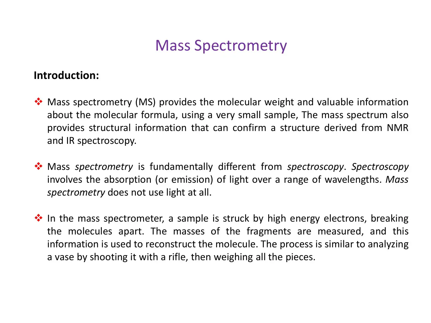 غلاف كتاب Mass Spectrometry