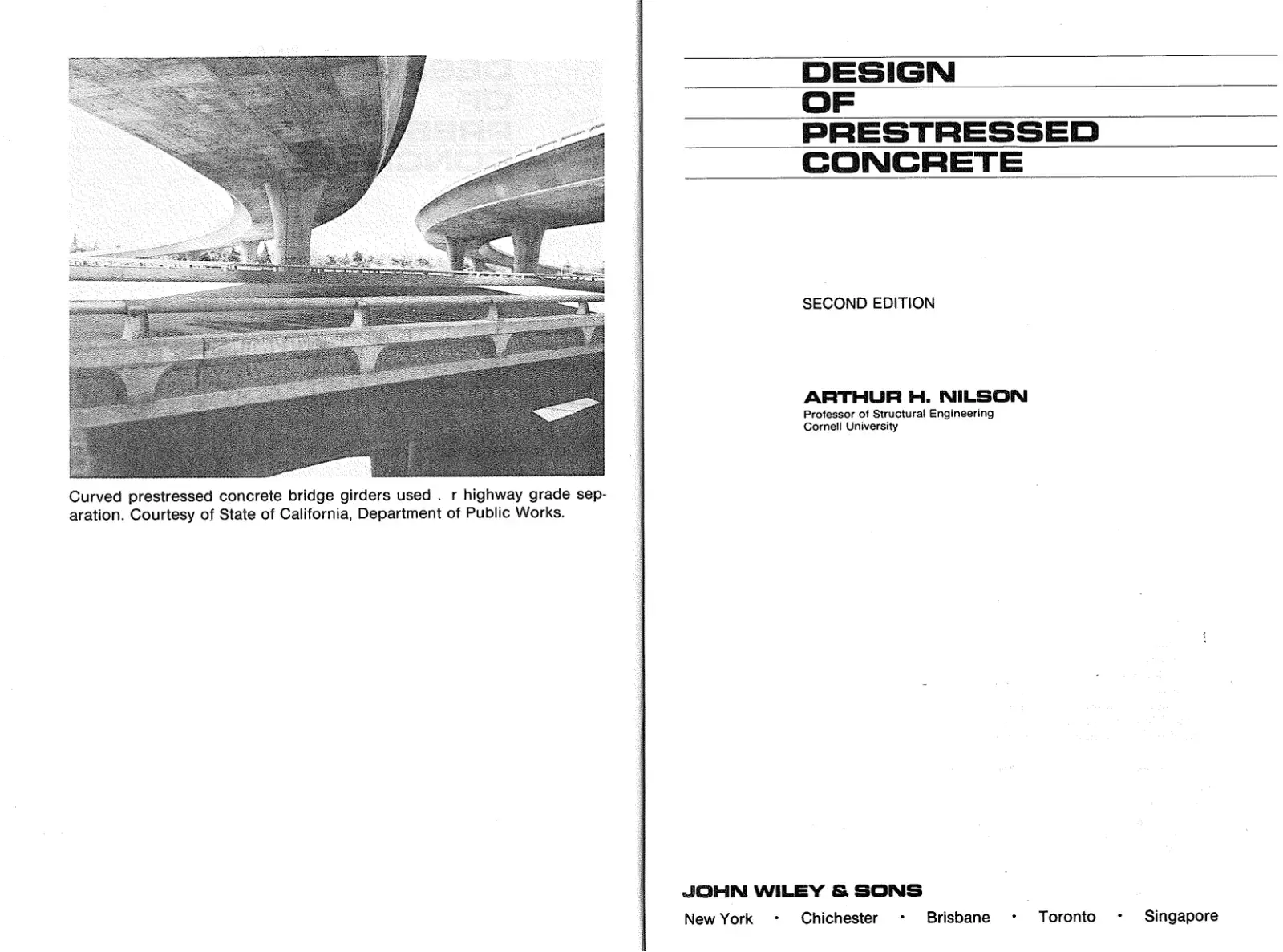 غلاف كتاب DESIGN OF PRESTRESSED CONCRETE
