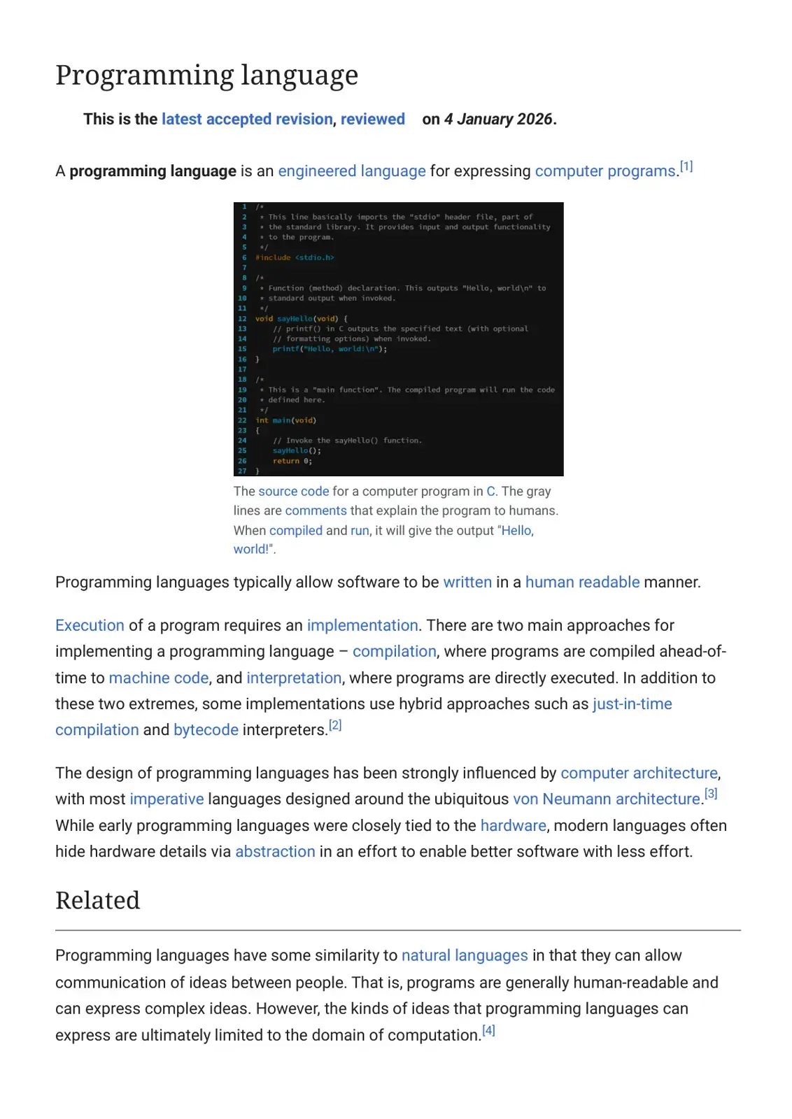 غلاف كتاب Programming Language